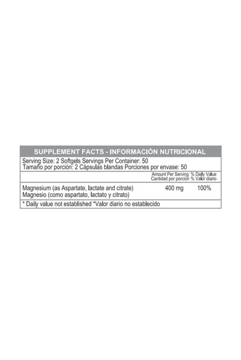 super magnesio 400 mg x 100 healthy american super magnesio 400 mg x 100 healthy american