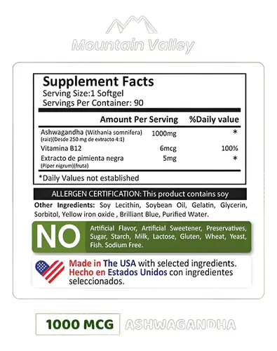 ashwagandha x 90 cÁpsulas – mountain valley ashwagandha x 90 cÁpsulas – mountain valley