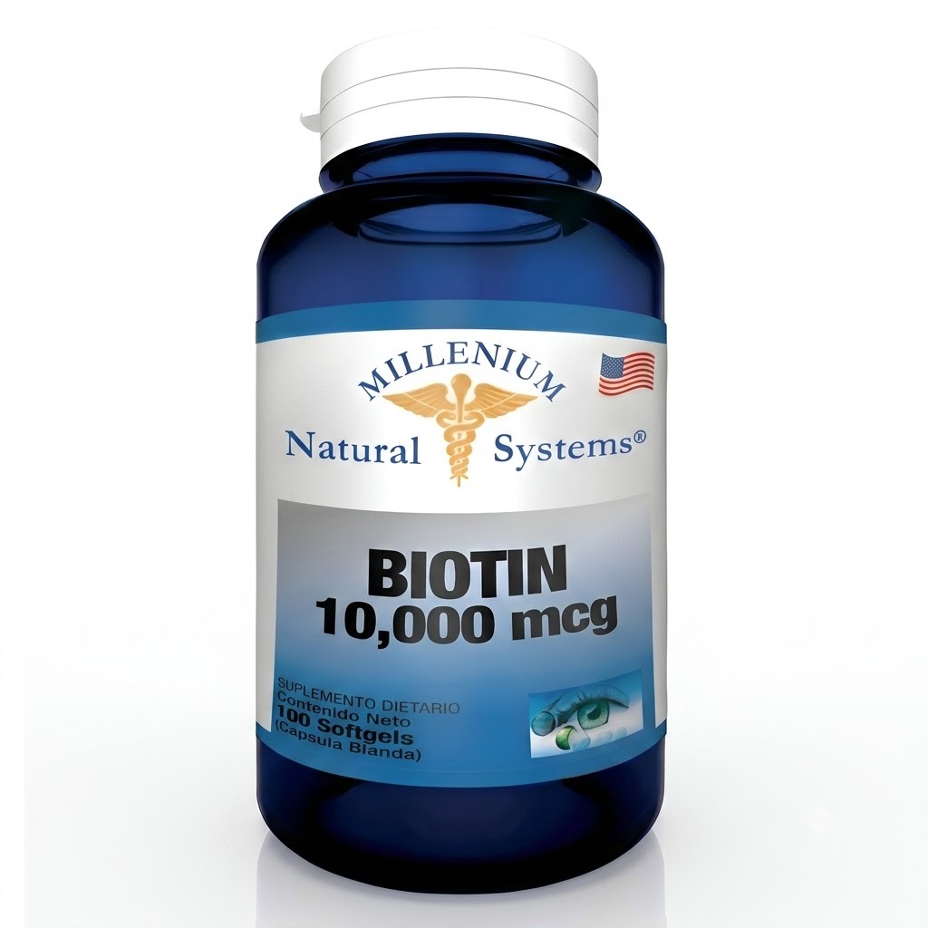 biotin 10.000 mcg x 100 softgels biotin 10.000 mcg x 100 softgels