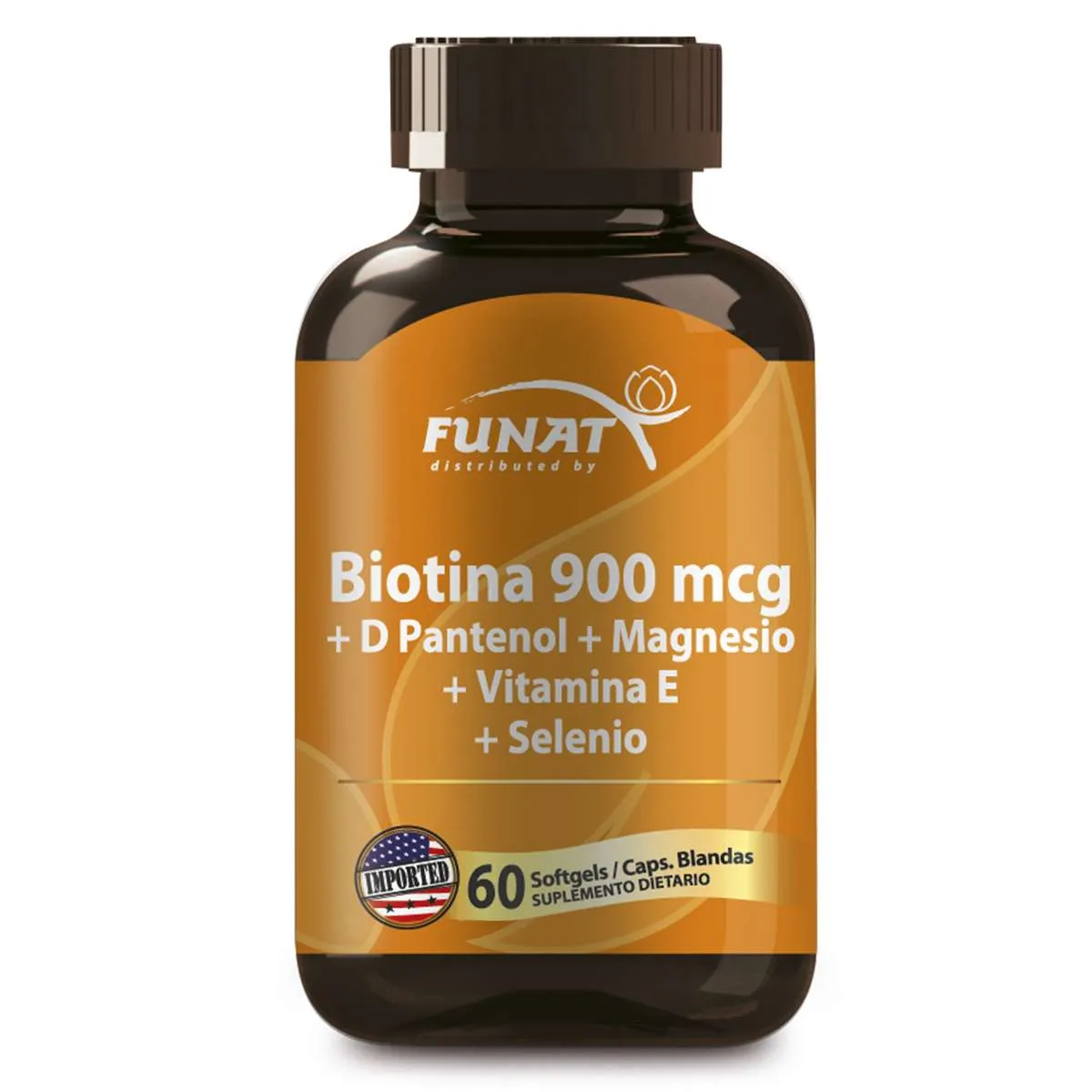 biotina 900mg + d pantenol x 60sg funat biotina 900mg + d pantenol x 60sg funat