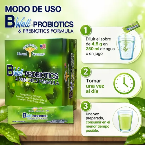 bwell probiÓticos & prebiÓticos sachets – natural system bwell probiÓticos & prebiÓticos sachets – natural system