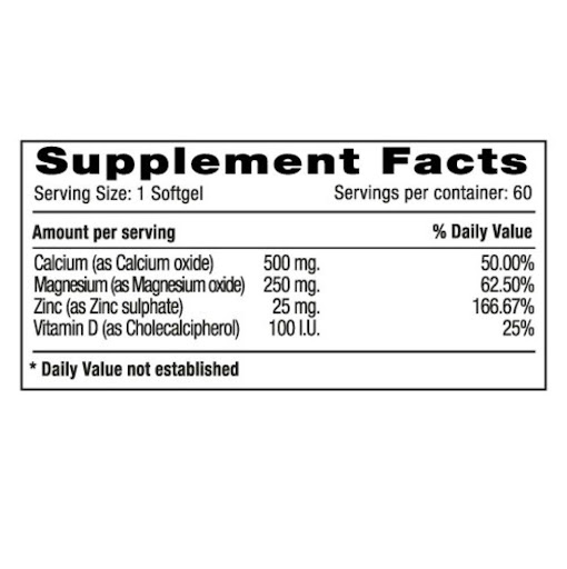 ALCIUM 600 MG + VITAMINA D X 60 SOFTGELS – NATURAL SYSTEM - Image 3