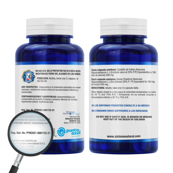 castaÑo de indias 500 mg x 60 cÁpsulas – natural system castaÑo de indias 500 mg x 60 cÁpsulas – natural system