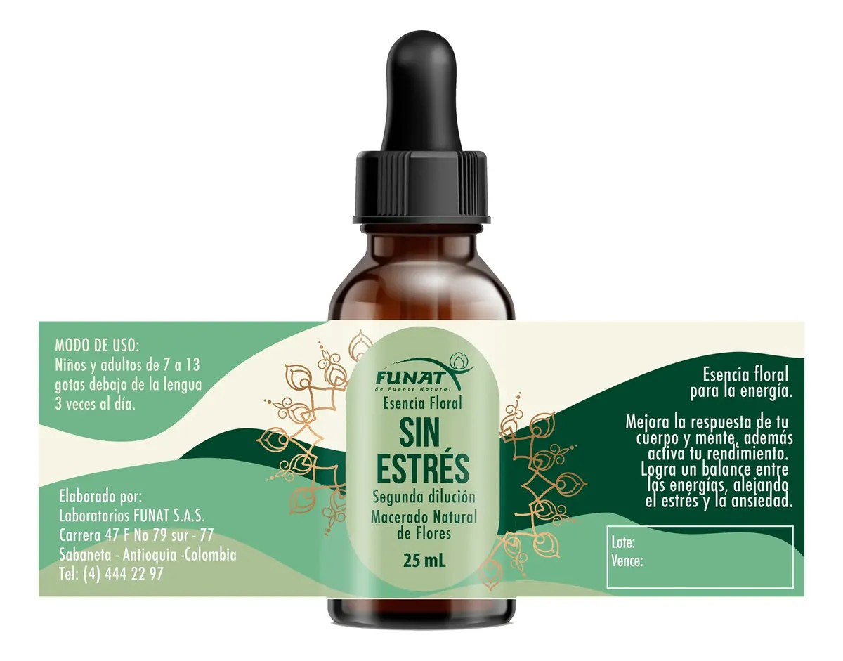esencia floral sin estrÉs x 25 ml esencia floral sin estrÉs x 25 ml