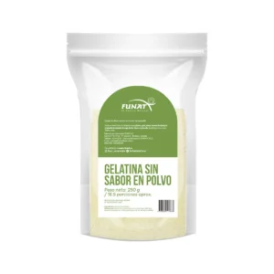 gelatina sin sabor x 250gr