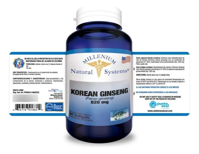 korean ginseng 820 mg x 60 softgels – natural system korean ginseng 820 mg x 60 softgels – natural system