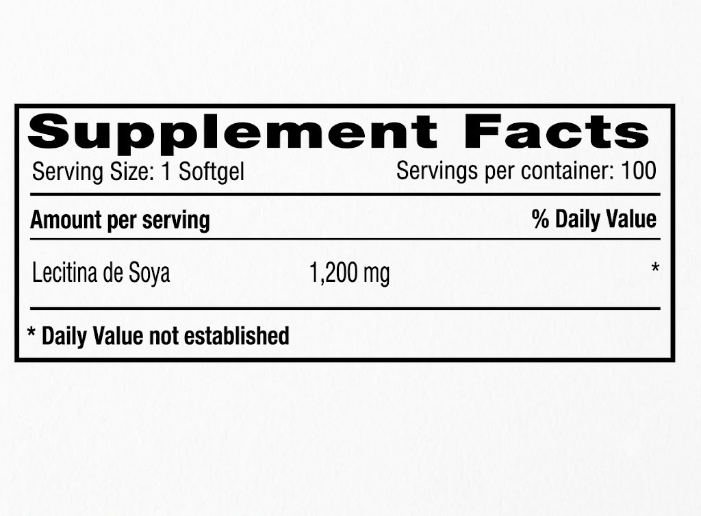 lecithin 1200 mg x 100 softgels – natural system lecithin 1200 mg x 100 softgels – natural system