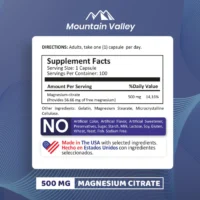 magnesium citrate x 60 cÁpsulas – mountain valley magnesium citrate x 60 cÁpsulas – mountain valley