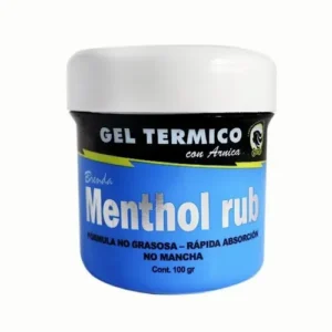 menthol rub pequeÑo x 100 g