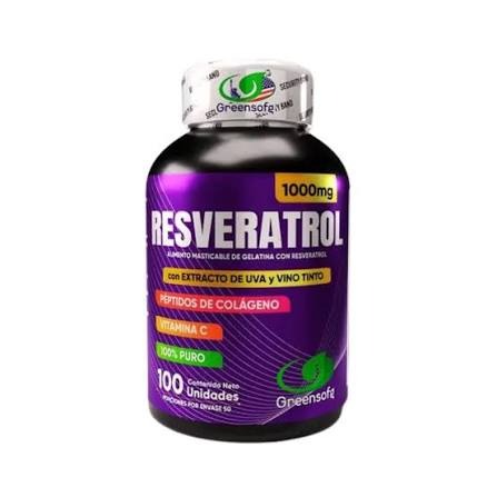 RESVERATROL 1000 MG X 100 SOFTGELS – GREENSOFT